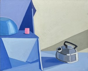 Magdalena Dworzańczyk, Still life with a kettle