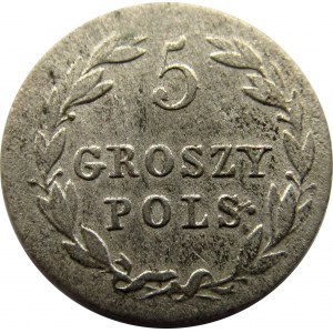 Aleksander I, 5 groszy 1818 I.B., Warszawa