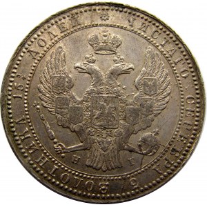 Mikołaj I, 3/4 rubla/5 złotych 1837 HG, Petersburg