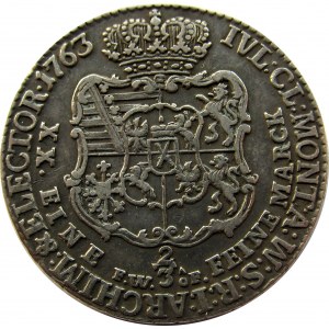 Fryderyk Christian, 2/3 talara 1763, Drezno