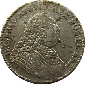 August III Sas, 1/6 talara 1763 (złotówka), Drezno