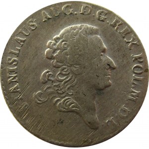 Stanisław A. Poniatowski, 4 grosze srebrne (złotówka) 1766 FS