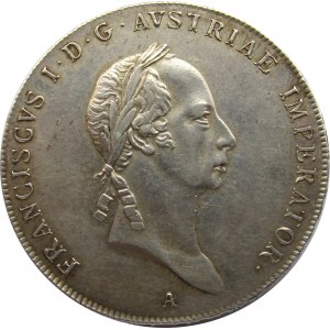 Austria, Franciszek I, 1 talar 1826 A, Wiedeń