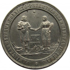 Polska, medal-pamiątka wystawy rolniczo-przemysłowej, Warszawa 1885, syg. F. Witkowski