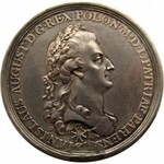 Polska, medal Stanisław Poniatowski, Terrore Libera, Uchwalenie Konstytucji 3-go Maja 1791, srebro