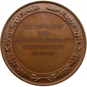 Austria, medal-nagroda na Wystawie Przemysłowej w Wiedniu, super stan!