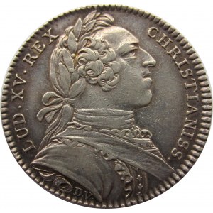 Francja, Ludwik XV, żeton Bretania (Zgromadzenie Stanów) 1758