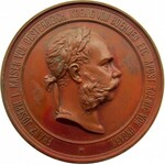 Austria, medal Ogólnoświatowa Wystawa w Wiedniu 1873, Franciszek Józef I -