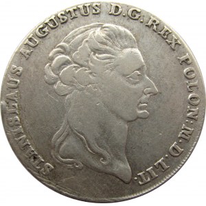 Stanisław A. Poniatowski, talar sześcio-złotowy 1795