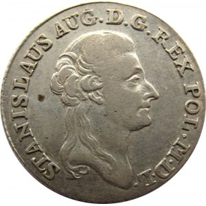 Stanisław A. Poniatowski, 4 grosze srebrne (złotówka) 1787 E.B.