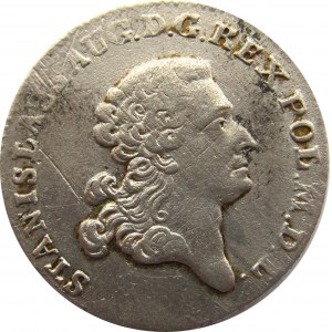 Stanisław A. Poniatowski, 4 grosze srebrne (złotówka) 1767 FS