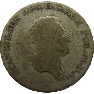 Stanisław A. Poniatowski, 4 grosze srebrne (złotówka) 1778 E.B. - rzadki