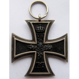Niemcy 1871-1919, Krzyż Żelazny, wstążka, sygnowany KAG