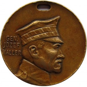 Polska, II RP, medal, Wizyta gen. J. Hallera w USA