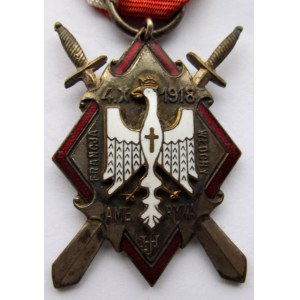 Polska, II RP, odznaka pamiątkowa Armii gen. J. Hallera, tzw. Miecze Hallerowskie