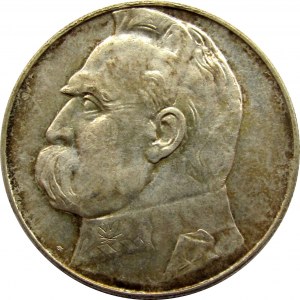 Polska, II RP, Józef Piłsudski, 10 złotych 1935