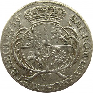 August III Sas, szóstak 1756 EC, Drezno