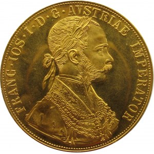 Austro-Węgry, Franciszek Józef I, 4 dukaty 1915, L-