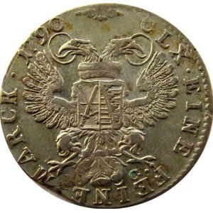 Niemcy, Saksonia, Fryderyk August, 1 marka (dwa grosze) 1790