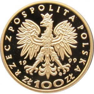 Polska, III RP, 100 złotych 1999, Zygmunt August