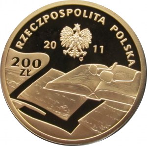 Polska, III RP, 200 złotych 2011, Czesław Miłosz