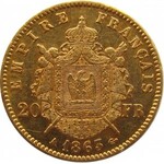 Francja, Napoleon III, 20 franków 1863 A, Paryż