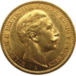 Niemcy, Prusy, Wilhelm II, 20 marek 1908 A, Berlin