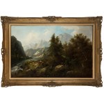 Eduard Boehm (1830-1890), Alpine Landscape