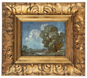 Bronislaw Jamontt (1886 Dokudowo -1957 Torun), Landscape with a tree, 1952.