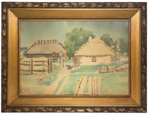 Stanisław Masłowski (1853 Włodawa - 1926 Varsovie), Paysage rural, 1924.