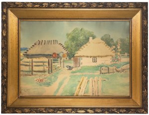 Stanislaw Maslowski (1853 Wlodawa - 1926 Warsaw), Rural Landscape, 1924.