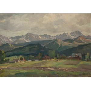 Michał Stańko (1901 Sosnowiec - 1969 Zakopane), Paesaggio dei Tatra, 1951.