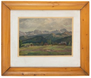 Michał Stańko (1901 Sosnowiec - 1969 Zakopane), Paysage des Tatras, 1951.