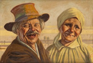 Konstanty Shevchenko (1910 Warschau-1991 dort), Lächelndes Paar