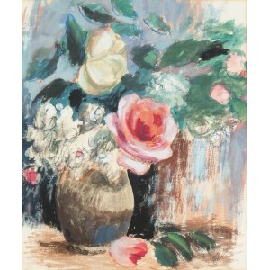 Abraham Weinbaum (1890 Kamieniec Podolski - 1943 Sobibór), Fleurs dans un vase