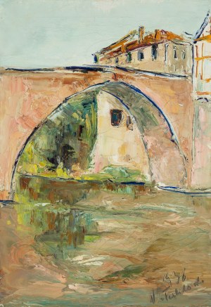 Włodzimierz Terlikowski (1873 Poraj - 1951 Paris), Blick auf die Brücke, 1936.