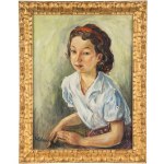 Katarzyna Librowicz (1912 Warszawa - 1991 Paryż), Portret młodej dziewczyny, 1956 r.