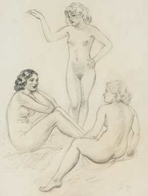 Stanisław Żurawski (1889 Krosno - 1976 Kraków), Three Graces