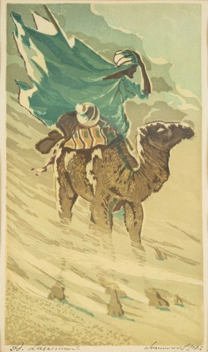 Aleksander Laszenko (1883 Annówka - 1944 Włocławek), Le souffle du désert, 1932.