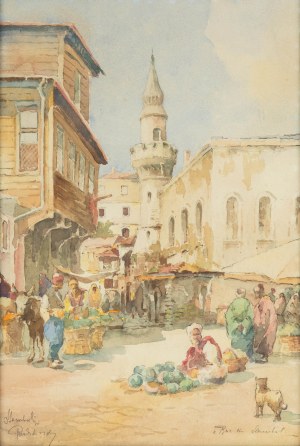 Jozef Pawlikiewicz (19th/20th century), View of Istanbul