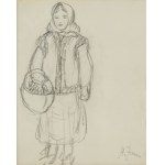 Stanislaw Zurawski (1889 Krosno - 1976 Krakow), Highlanders and Highlander Woman - a collection of 5 drawings