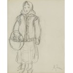 Stanisław Żurawski (1889 Krosno - 1976 Krakau), Highlanders and a Highlander Woman - eine Sammlung von 5 Zeichnungen