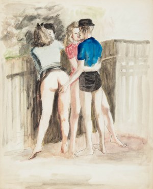Zdzisław Czermanski (1896 Krakau - 1970 New York), Am Zaun