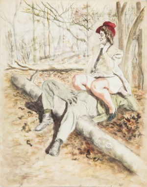Zdzislaw Czermanski (1896 Krakow - 1970 New York), In the forest