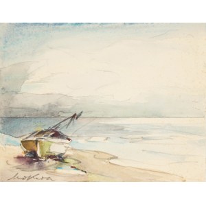 Marian Mokwa (1889 Malary - 1987 Sopoty), Lodž na pobřeží