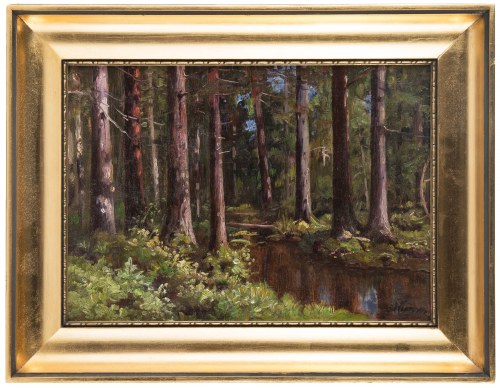 Ludwik Werner (1900-1961), Strumień w lesie