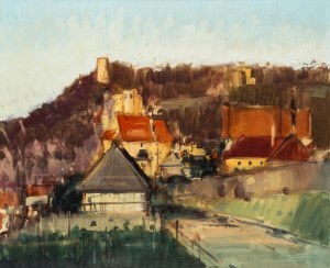 Jan Wołek (b. 1954), View of Kazimierz on the Vistula River, 1995.