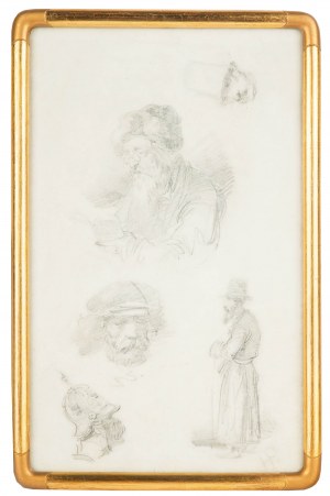 Henry Pillati (1832-1894), Croquis de personnages