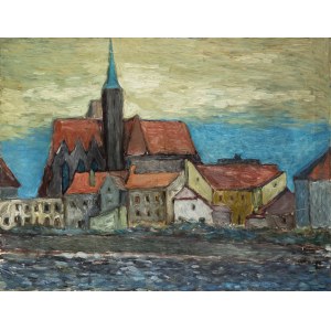 Jozef Halas (1927 Nowy Sacz - 2015 Wroclaw), Church of the Blessed Virgin Mary on the Sand in Wroclaw