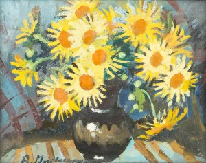 Anna Maślakiewicz-Brzozowska (1912-1986), Yellow asters